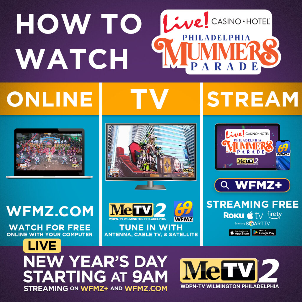 How to watch the Philadelphia Mummers Parade