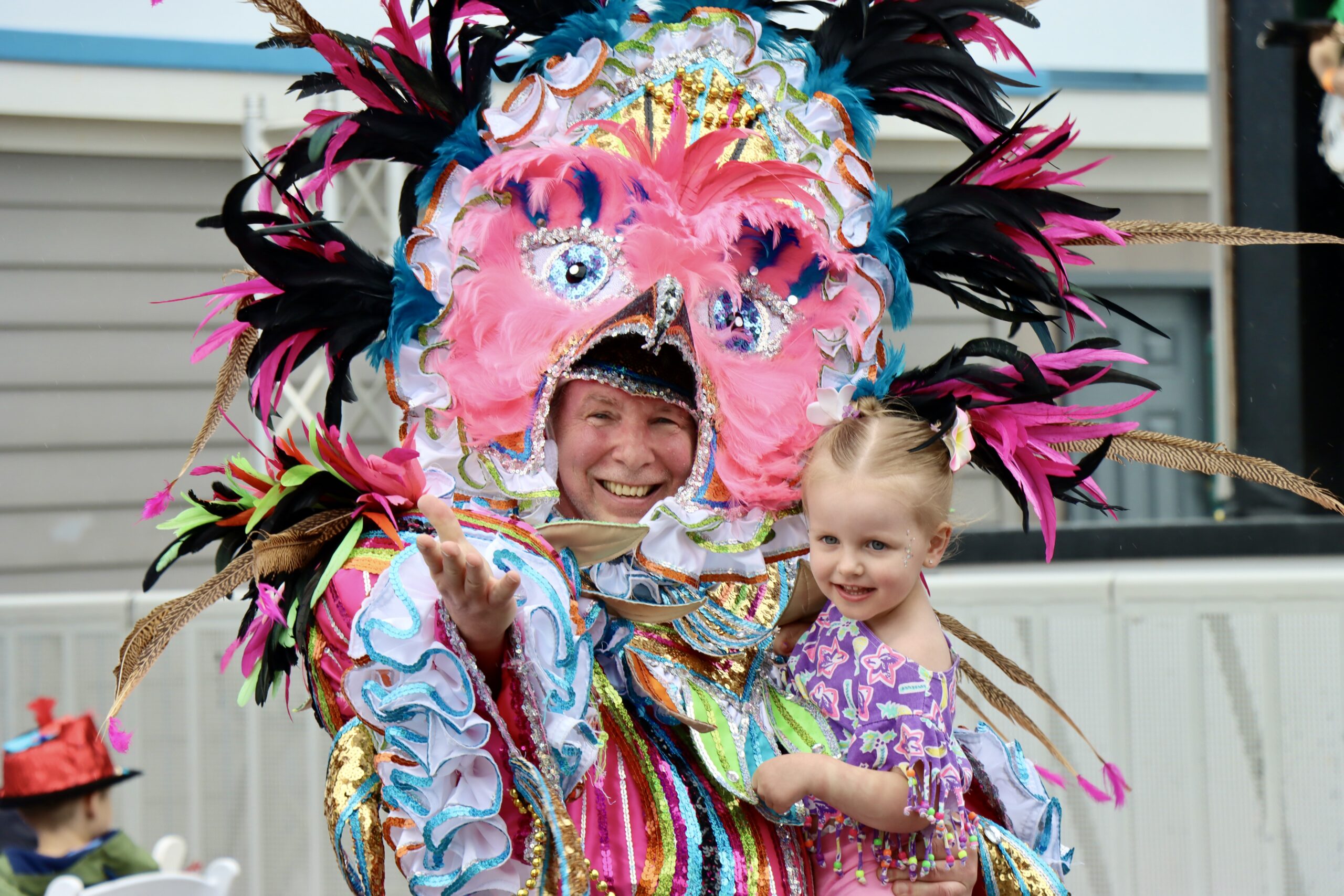 Durning String Band Captain Joe Pomante at the 2025 Luau