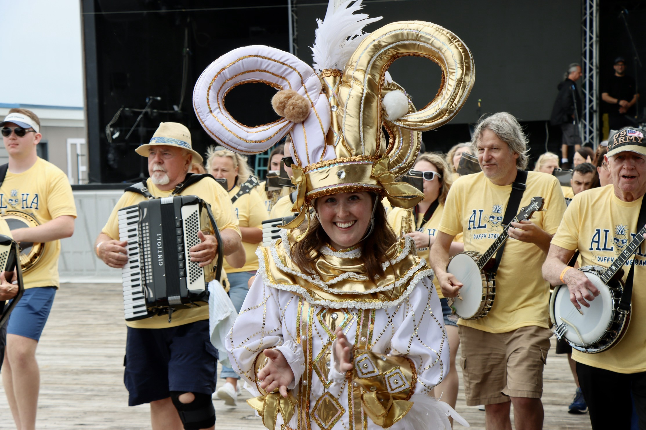 Duffy String Band at the 2025 Luau