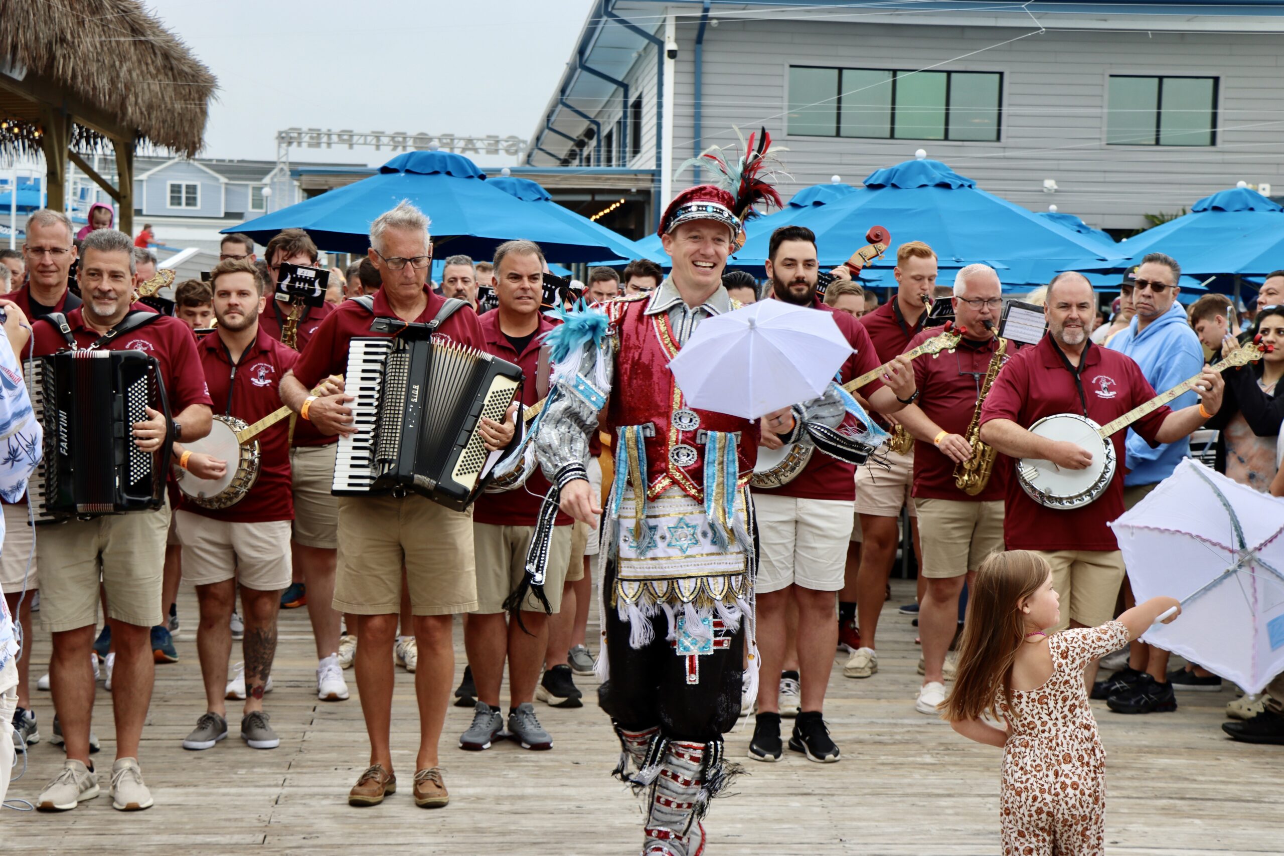 Quaker City String Band at the 2025 Luau